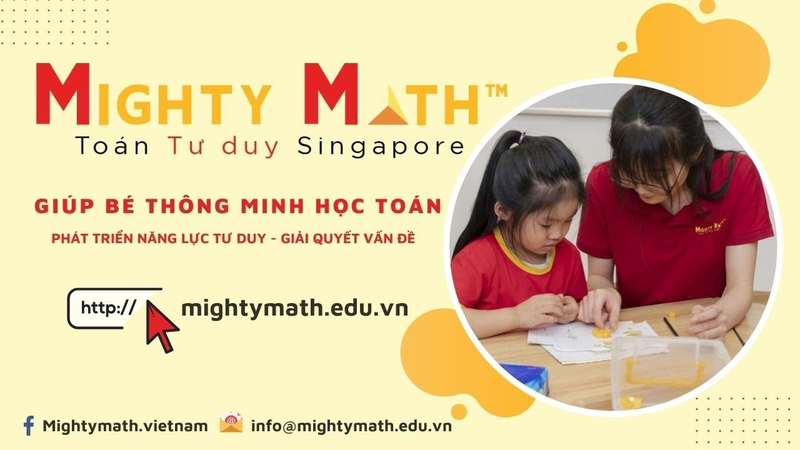 Bí quyết giúp con học giỏi cùng Mighty Math